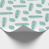 Papier Cadeau Jours fériés Snowflakes Snowflakes White Tiffany (Coin)