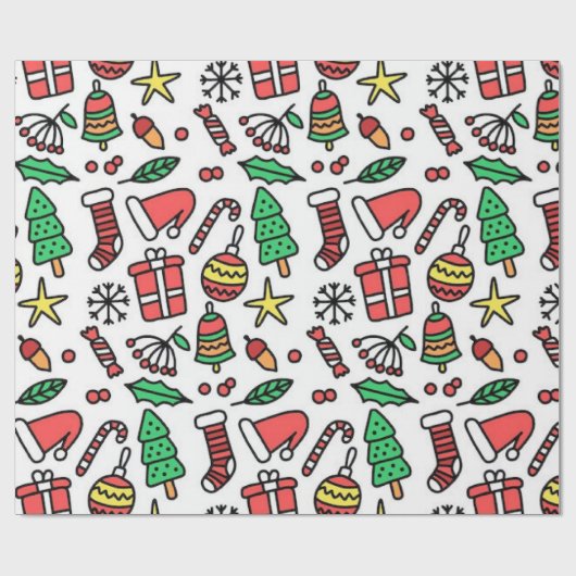 Papier Cadeau Joy 30"x45" Papier d'enrobage (Plat)