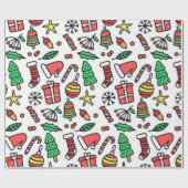 Papier Cadeau Joy 30"x60" Papier d'enrobage (Plat)