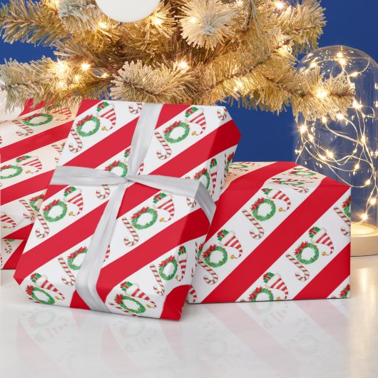 Papier Cadeau Joy Christmas Wrapping Papier (Vacances)