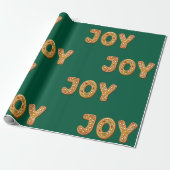 Papier Cadeau Joy cookies (Déroulé)