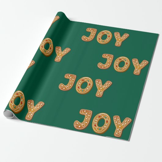 Papier Cadeau Joy cookies (Déroulé)