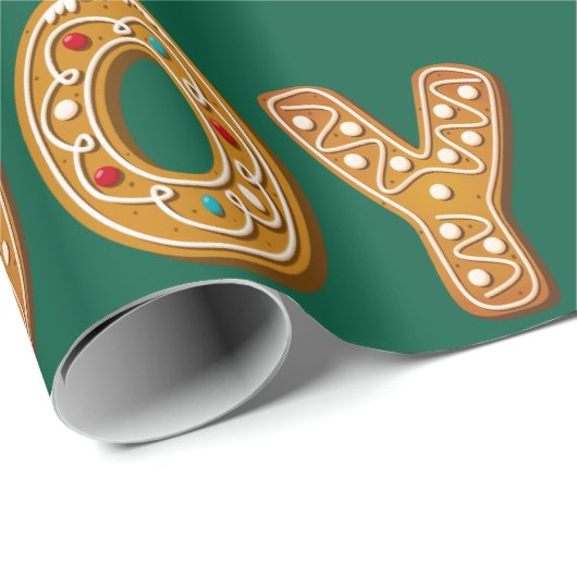 Papier Cadeau Joy cookies (Coin rond)