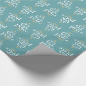 Papier Cadeau Joy, Hope and Peace Cadeau Enveloppement (Coin)