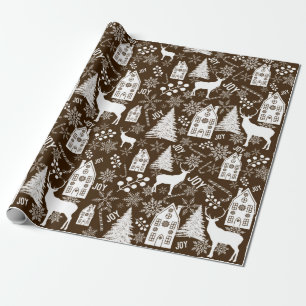 Papier Cadeau Joy Noël