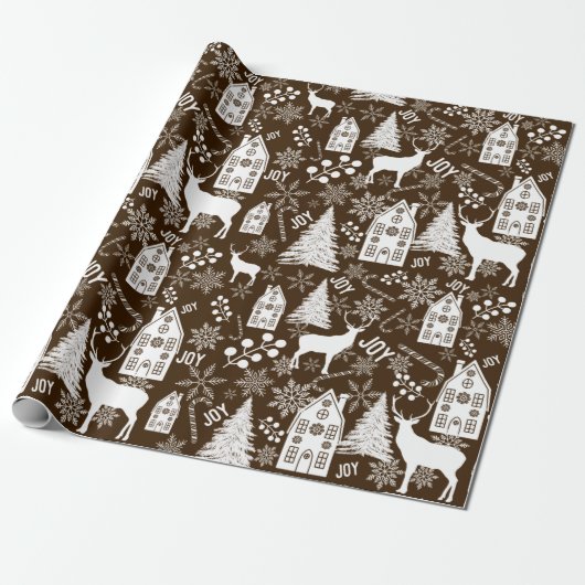 Papier Cadeau Joy Noël (Déroulé)
