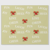 Papier Cadeau Joy of Christmas Wrapping Paper (Plat)