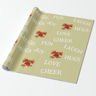 Papier Cadeau Joy of Christmas Wrapping Paper