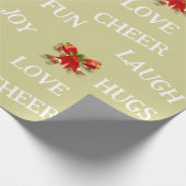Papier Cadeau Joy of Christmas Wrapping Paper (Coin)