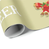 Papier Cadeau Joy of Christmas Wrapping Paper (Coin rond)