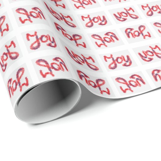 Papier Cadeau Joy papier d'emballage cadeau (Coin rond)
