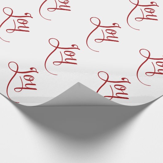 Papier Cadeau Joy Script Red (Coin)