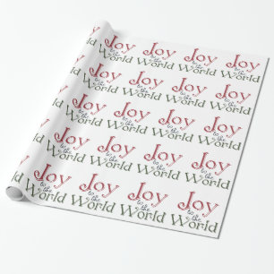 Papier Cadeau Joy to the world