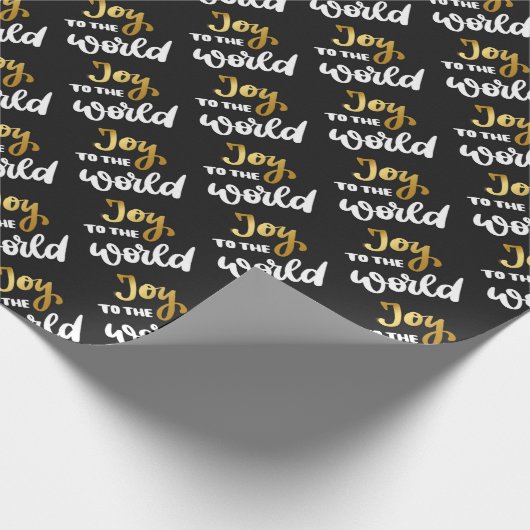 Papier Cadeau Joy to the world (Coin)