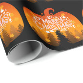 PAPIER CADEAU JOYE NOËL CITROUILLE SAISON DE VACANCES (Coin rond)