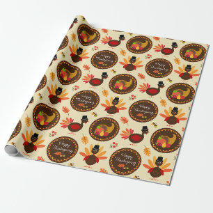 Papier Cadeau Joyeuse Action de grâce