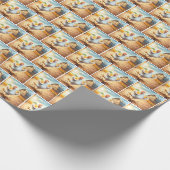 Papier Cadeau Joyeuse danse de poulet (Coin)