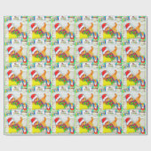 Papier Cadeau Joyeuse enveloppe de cadeau de Noël d'Otterly (Plat)