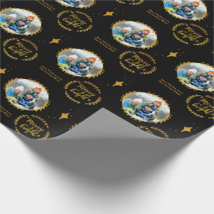 Papier Cadeau Joyeuse et lumineuse photo faite sur commande de