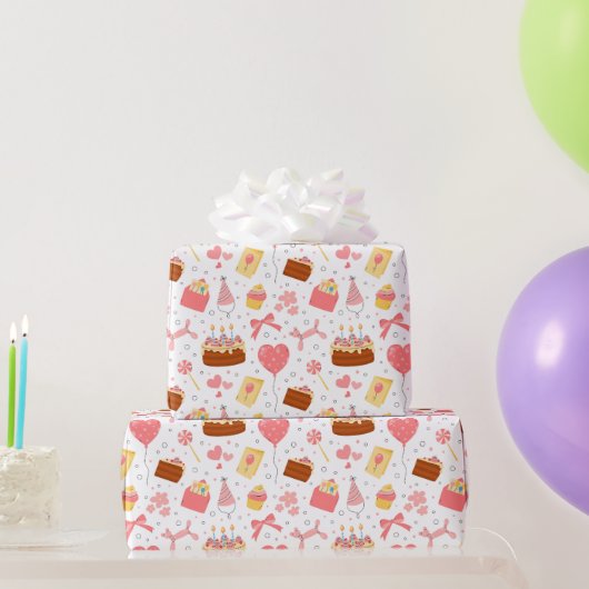 Papier Cadeau Joyeuse fête d'anniversaire 3 ans (Cadeaux de fête)