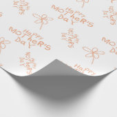 Papier Cadeau Joyeuse Fête des Mères (Coin)