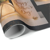 Papier Cadeau Joyeuse fête des Mères (Coin rond)