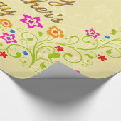 Papier Cadeau Joyeuse Fête des Mères 23 (Coin)