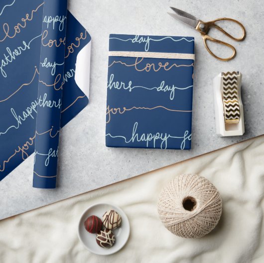 Papier Cadeau Joyeuse Fête des Pères (Artisanat)