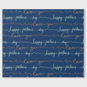 Papier Cadeau Joyeuse Fête des Pères (Plat)