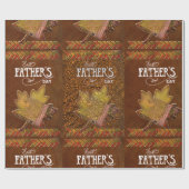 Papier Cadeau Joyeuse Fête des Pères Options 1-1A (Plat)
