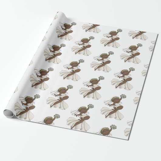 Papier Cadeau Joyeuse mariée 02 (Déroulé)