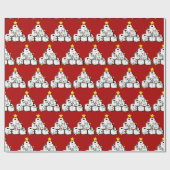 Papier Cadeau Joyeuse quarantaine Arbre de Noël ToilettePapier (Plat)