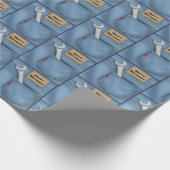 Papier Cadeau Joyeuse réveillon d'anniversaire à Pocket (Coin)