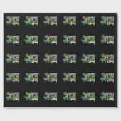 Papier Cadeau Joyeuse Saint-Patrick Pat T Rex Dinosaure (Plat)