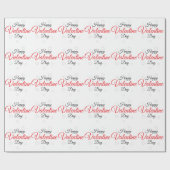 Papier Cadeau Joyeuse Saint-Valentin (Plat)