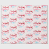 Papier Cadeau Joyeuse Saint-Valentin (Plat)