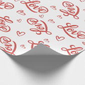 Papier Cadeau Joyeuse Saint Valentin amour à toi (Coin)
