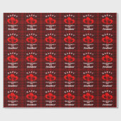 Papier Cadeau Joyeuse Saint-Valentin chéri(e)  (Plat)