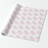 Papier Cadeau Joyeuse Saint-Valentin moderne (Déroulé)