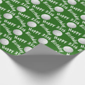 Papier Cadeau Joyeuses balles de golf du 35e anniversaire (Coin)