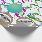 Papier Cadeau Joyeuses fêtes d'anniversaire (Coin)