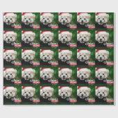 Papier Cadeau Joyeuses Fêtes de Red Panda Père Noël Wrapping Pa (Plat)