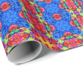 Papier Cadeau Joyeuses Fêtes Non Dénominantes (Coin rond)