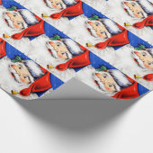 Papier Cadeau Joyeuses Fêtes Père Noël (Coin)