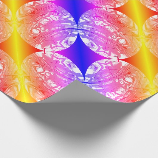 Papier Cadeau Joyeuses jolies bulles de Noël (Coin)