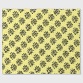 Papier Cadeau Joyeuses lettres de Pâques avec des oreilles de la (Plat)