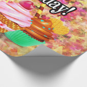 Papier Cadeau Joyeuses options d'anniversaire 1 papier d'envelop (Coin)