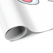 Papier Cadeau Joyeuses Pâques Cousin Crew Lapin Famille T-Shirt  (Coin rond)