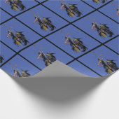 Papier Cadeau Joyeuses sorcières Halloween (Coin)