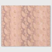 Papier Cadeau Joyeuses vacances Blush Rose Parties scintillant N (Plat)